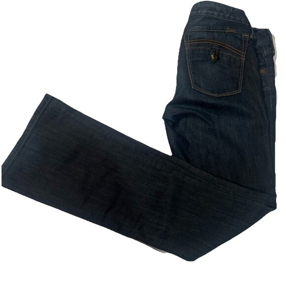 GUESS  Vintage Flare Jeans Women's Size 27/4 Dark Denim Low Rise Retro Y2K - Picture 11 of 11